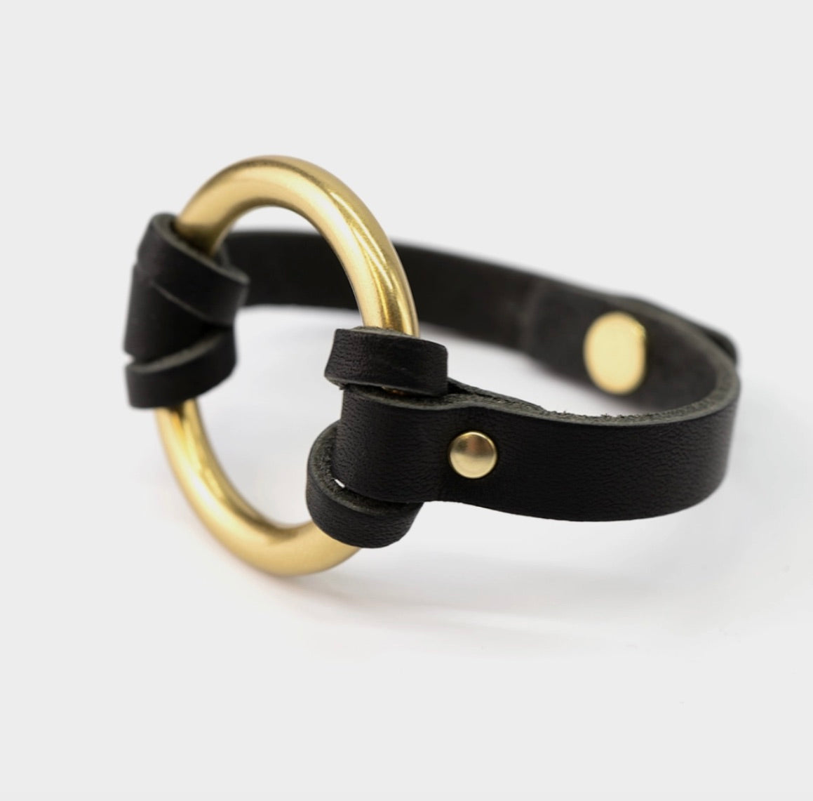 Chinati O-Ring Bracelet-Black