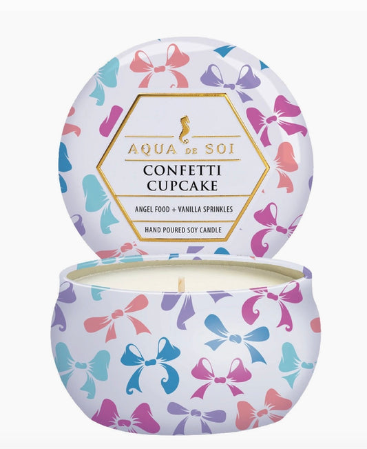 Confetti Cupcake 4oz Limited Edition Tin Candles