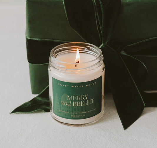 Merry & Bright 9 oz Soy Candle