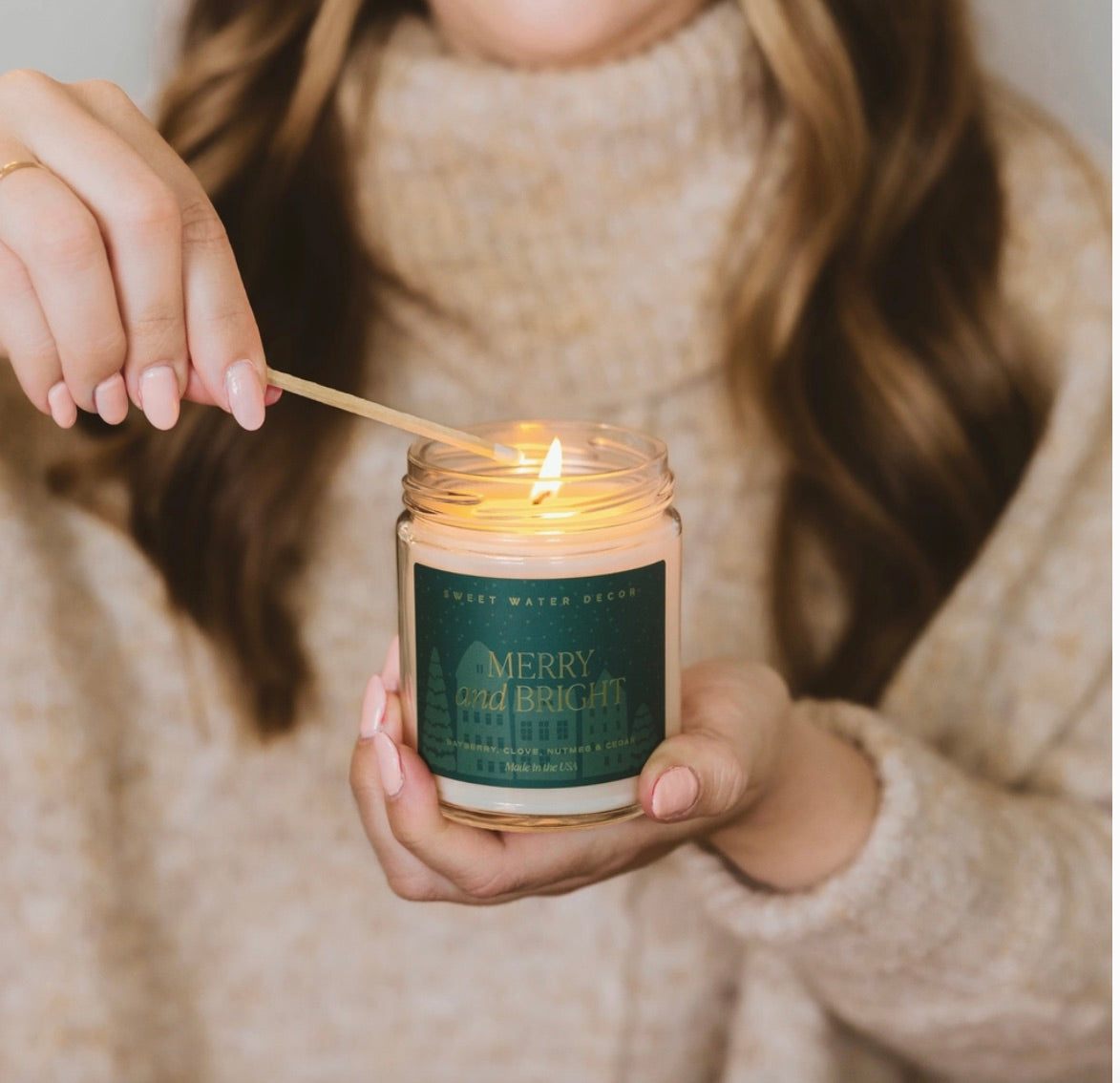 Merry & Bright 9 oz Soy Candle