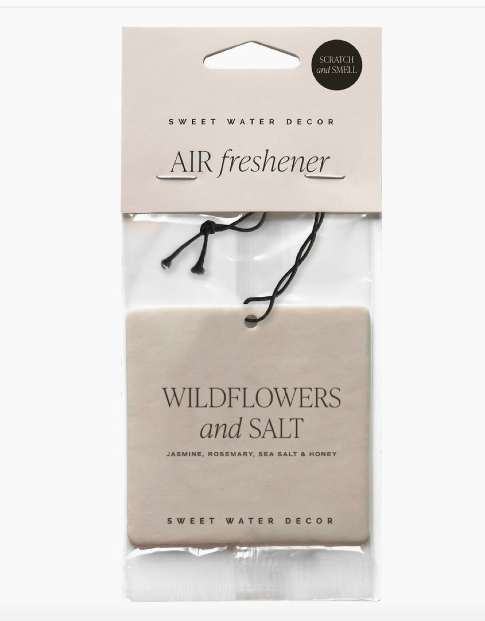 Wildflowers & Salt Hanging Air Freshener