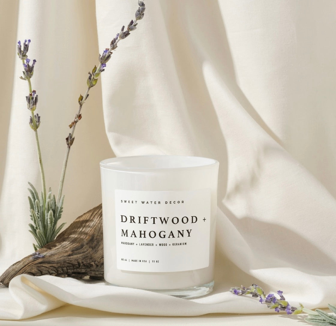 Driftwood and Mahogany 11 oz Soy Candle