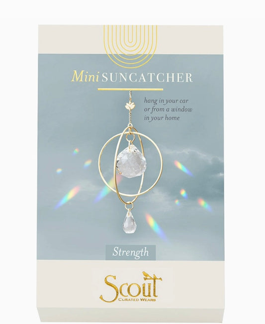 Mini Suncatcher - Lotus/Strength