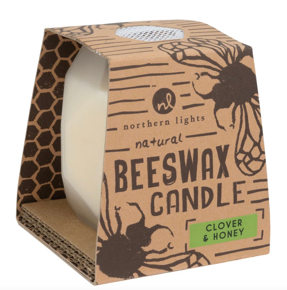 BeesWax Candle-Clover and Honey