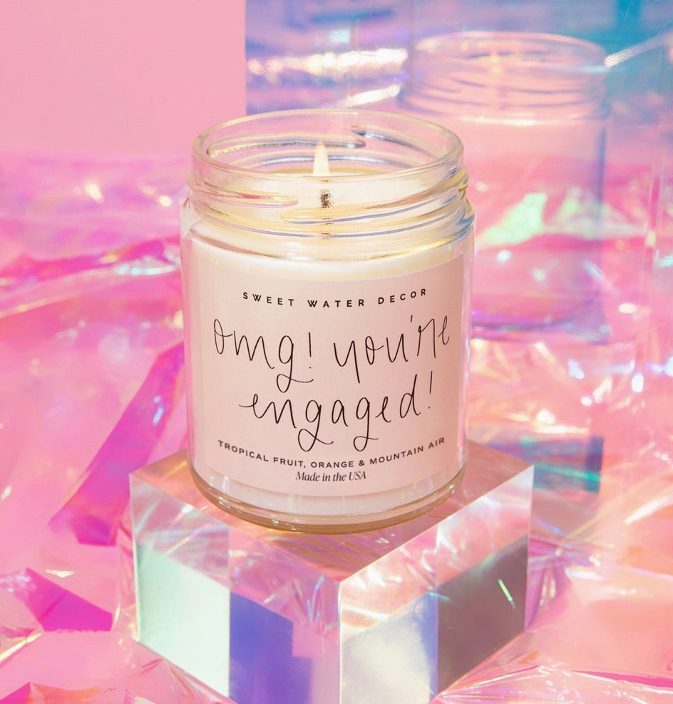 Omg! You're Engaged! 9 oz Soy Candle