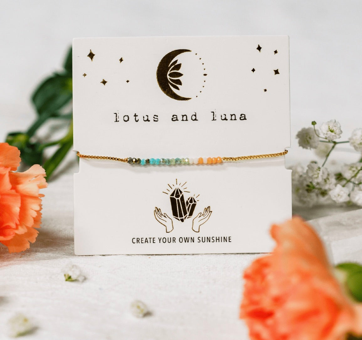 "Create Your Own Sunshine" Goddess Bracelet