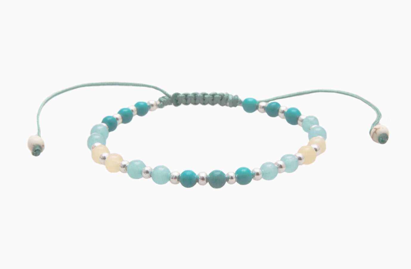 Anti-Anxiety + Healing 4mm Healing Bracelet (Silver)