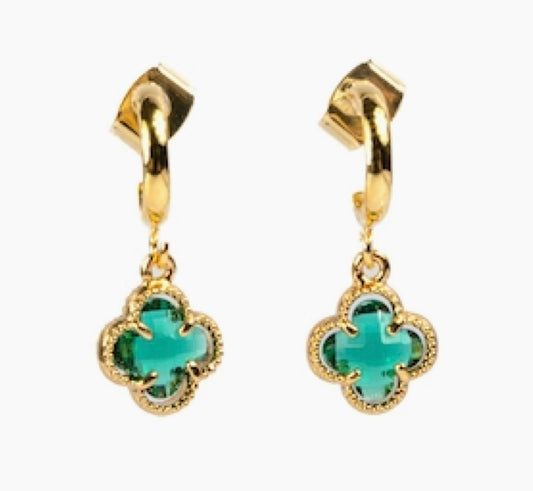 Nalda Green Earrings