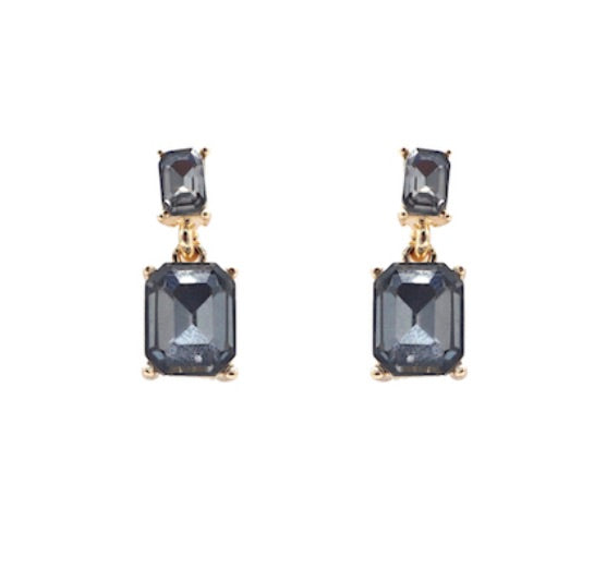 RENE BLACK DIAMOND EARRINGS