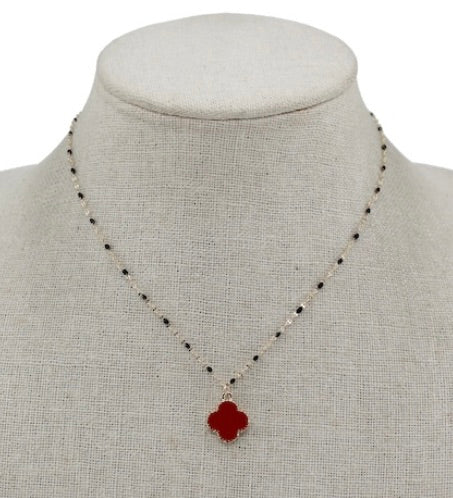 Beat Black/Red Necklace