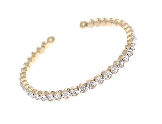 May Gold Rhinestone Bracelet-Gold or Silver