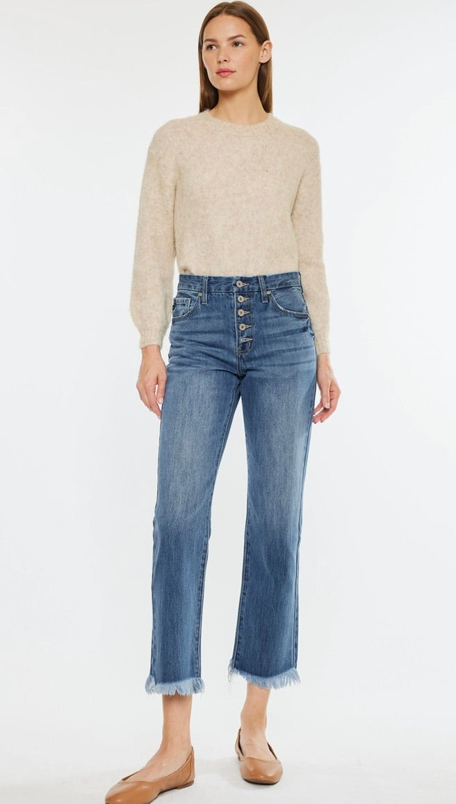 Ronnie Straight Leg Medium Wash Jeans