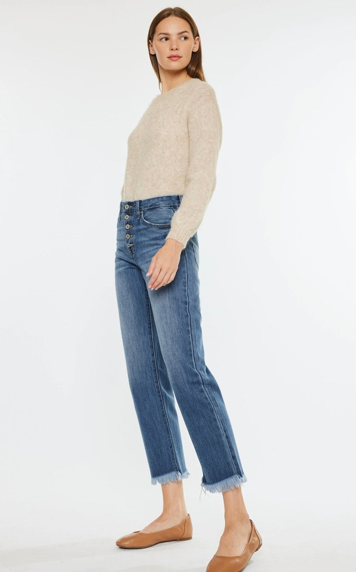 Ronnie Straight Leg Medium Wash Jeans