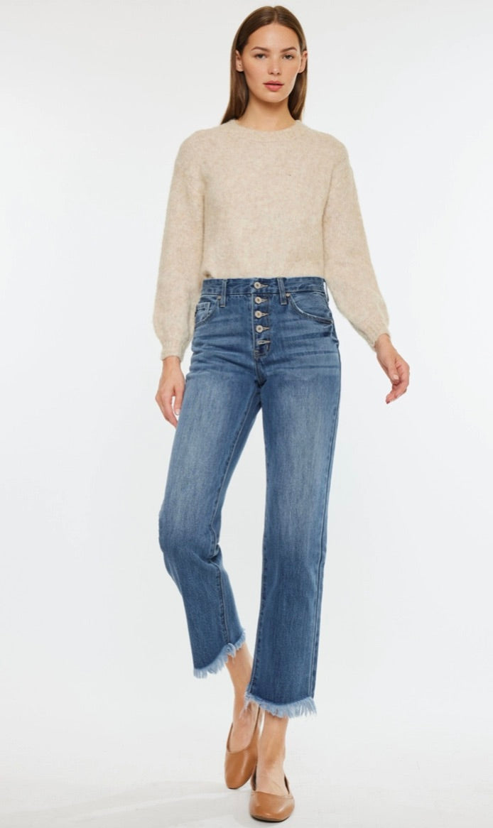 Ronnie Straight Leg Medium Wash Jeans