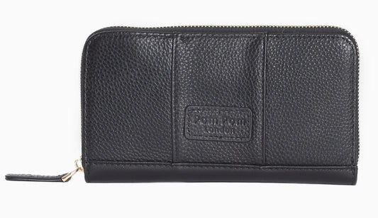 Pom Pom London Chelsea Wallet Purse Black