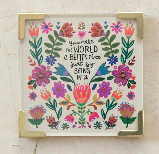 Corner Magnet Crm You Make The  World