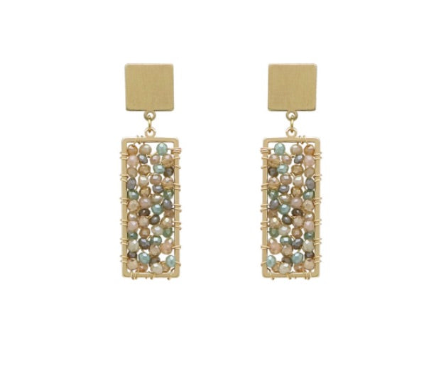 Turner Gold Natural Earrings