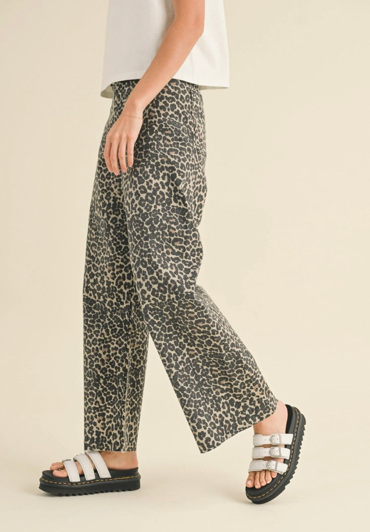 Leopard Print Pants