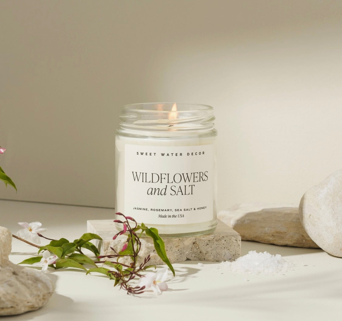 Wildflowers and Salt 9 oz Soy Candle