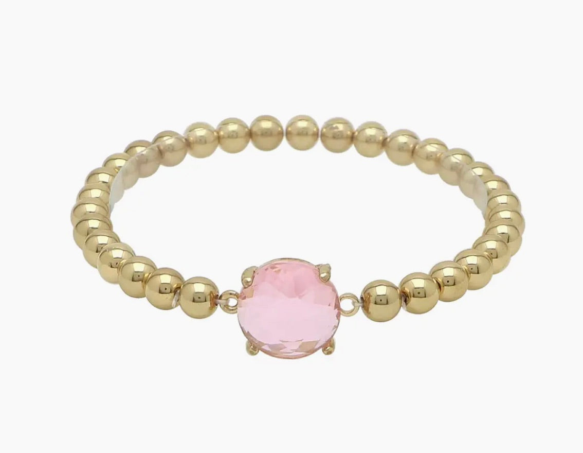 Hadi Gold Pink Bracelet