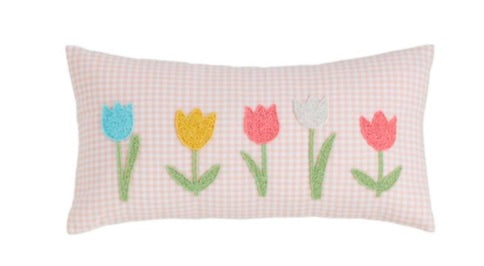 Tulip Easter Pillow