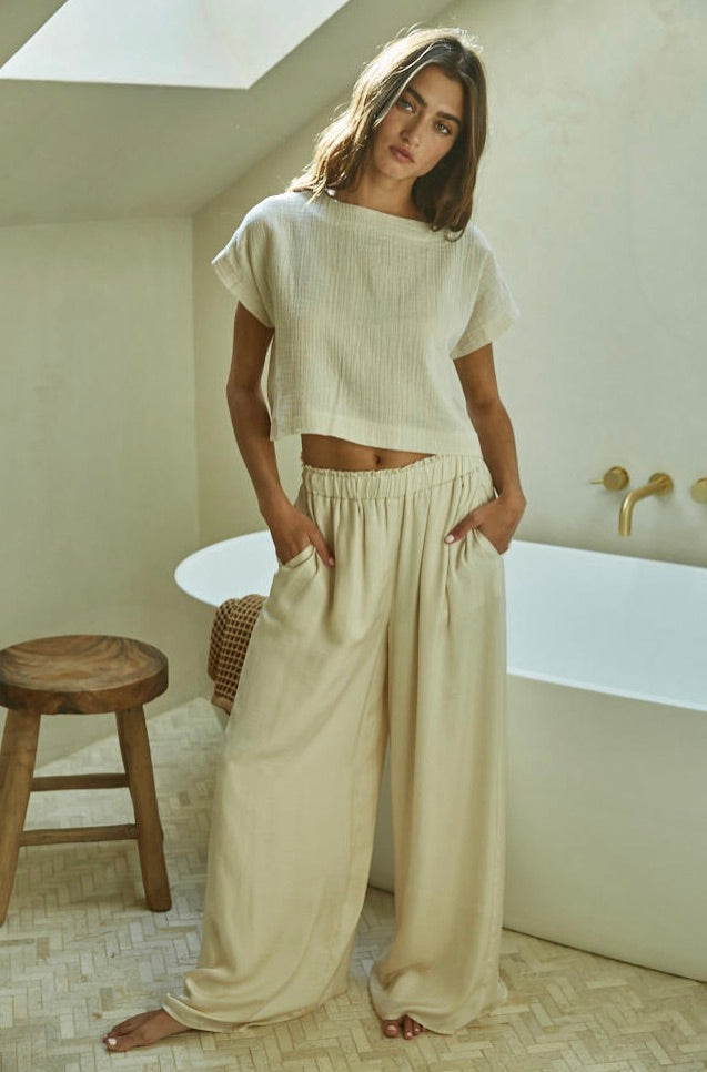 Zahara Pants-Ivory