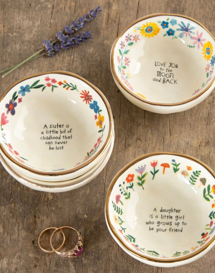 Ceramic Giving Trinket Bowl-Daughter Friend