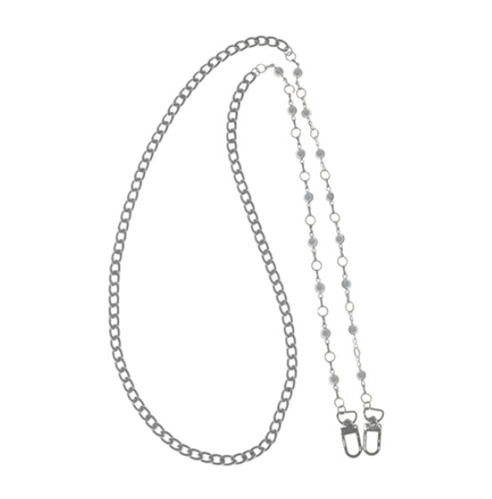 Crossbody - Pearl Link White