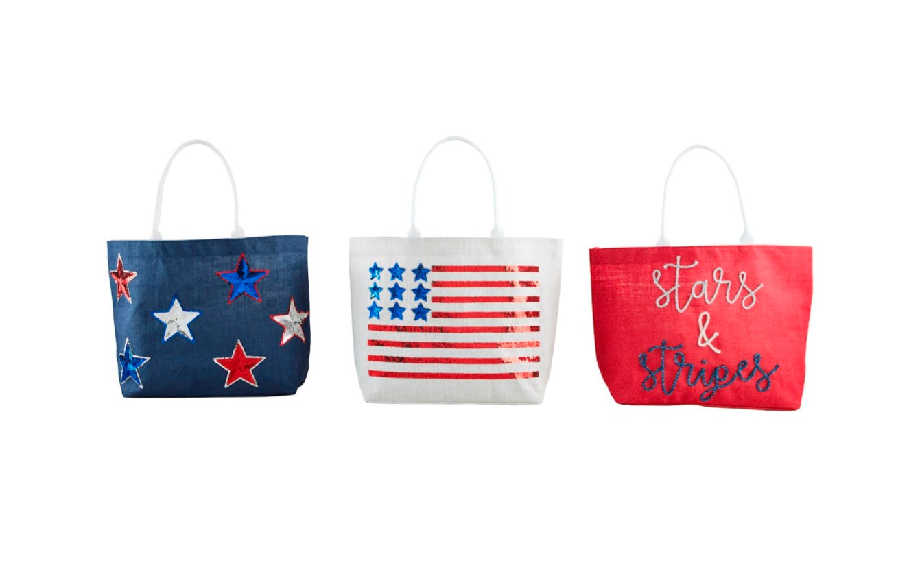 4TH OF JULY SPARKLE TOTE-NV