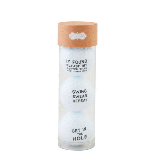 TRIPLE GOLF BALL SET