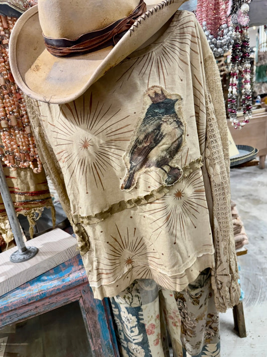 Rare Bird- Starburst Bird Shirt