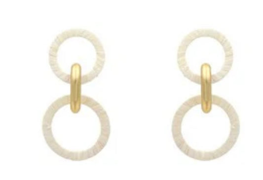 Posey Ivory Earrings