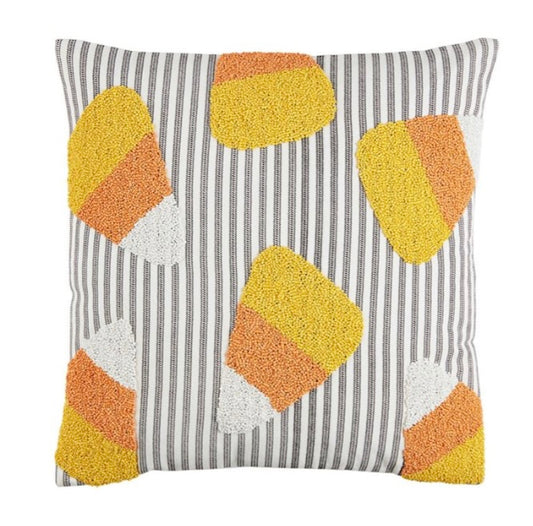 CANDY CORN HALLOWEEN PILLOW