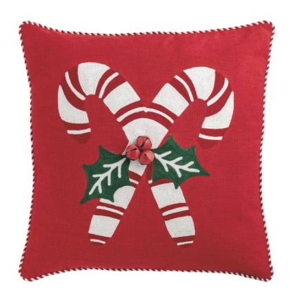 CANDY WHIMSY CREWEL PILLOW
