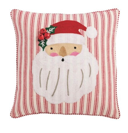 SANTA WHIMSY CREWEL PILLOW