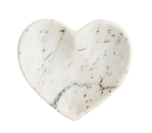 MARBLE HEART TRINKET DISH