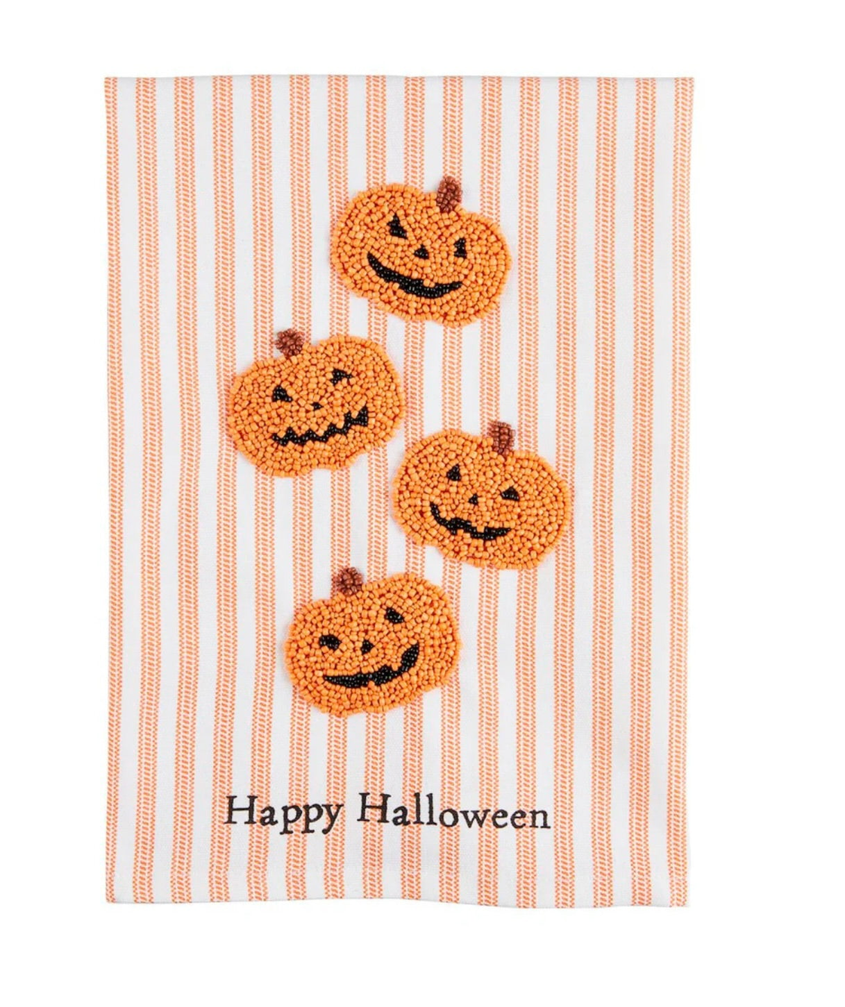 PUMPKIN HALLOWEEN BEAD TOWEL