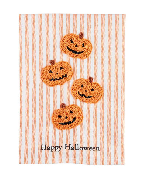 PUMPKIN HALLOWEEN BEAD TOWEL