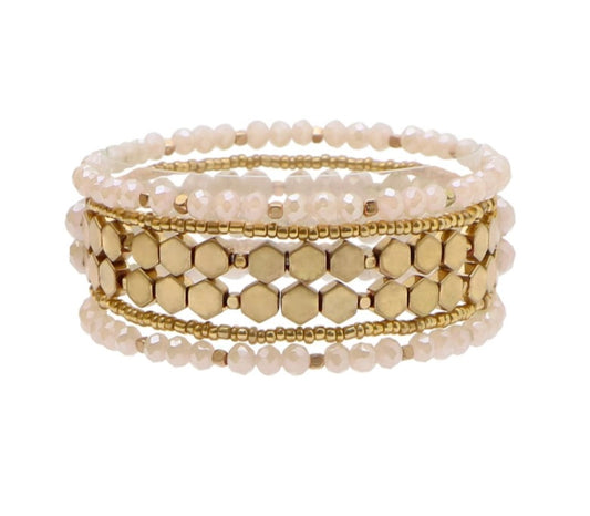 Harley Pink Multi Bracelets