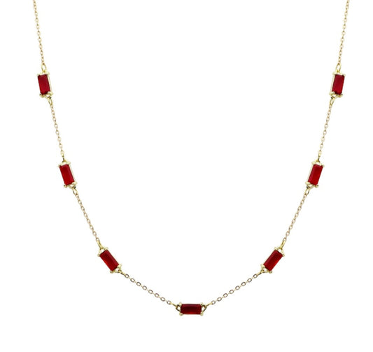 Fiz Ruby Necklace