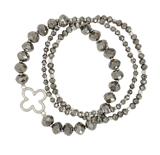 HAVEN SILVER HEMATITE Bracelets