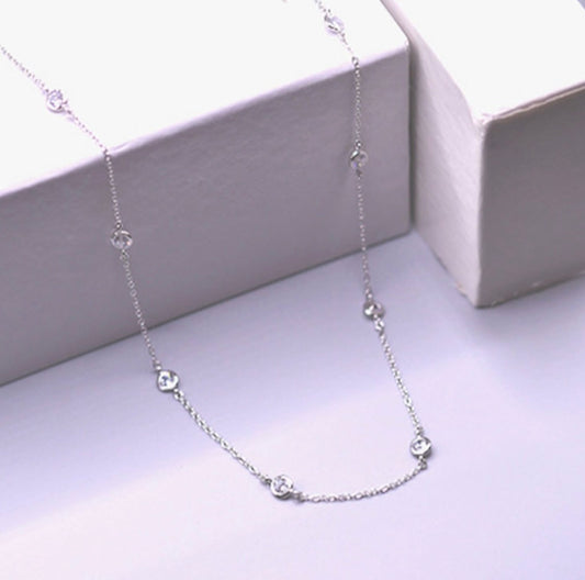 BLOOM SILVER 18k SS Necklace