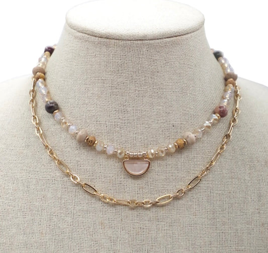 Denis Natural Multi Necklace