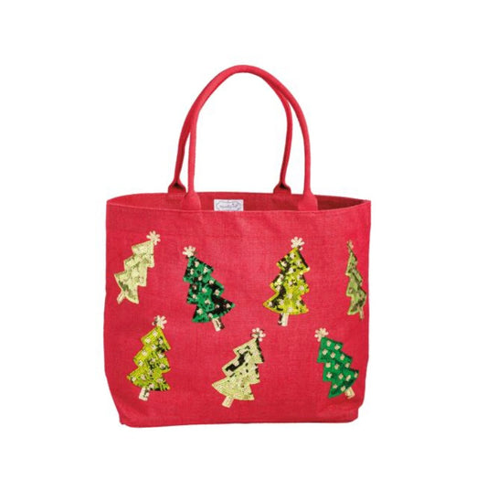 CHRISTMAS TREE SPARKLE TOTE
