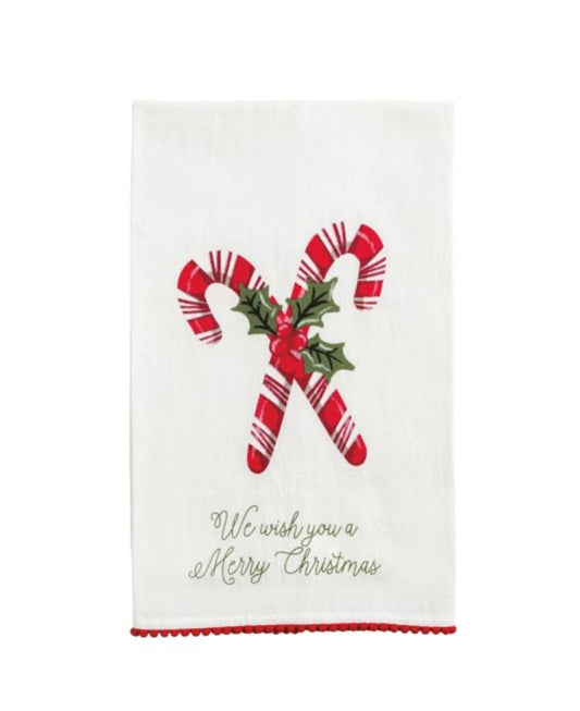 CANDY CANE XMAS PRINTED TOWEL