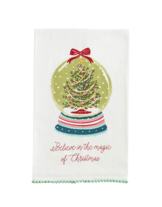 SNOWGLOBE XMAS PRINTED TOWEL