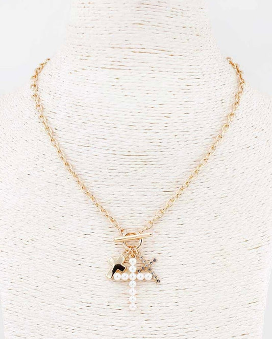 Cam Gold Necklace