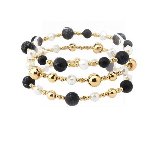 Goodie Black Pearl Bracelets