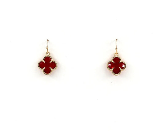 Puma Red Earrings