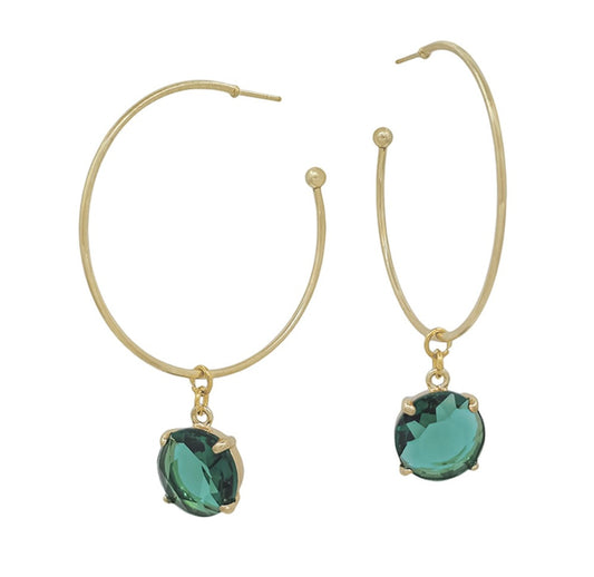 Shyla Emerald Earrings